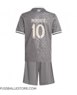 Günstige Real Madrid Luka Modric #10 3rd trikot Kinder 2024-25 Kurzarm (+ Kurze Hosen)